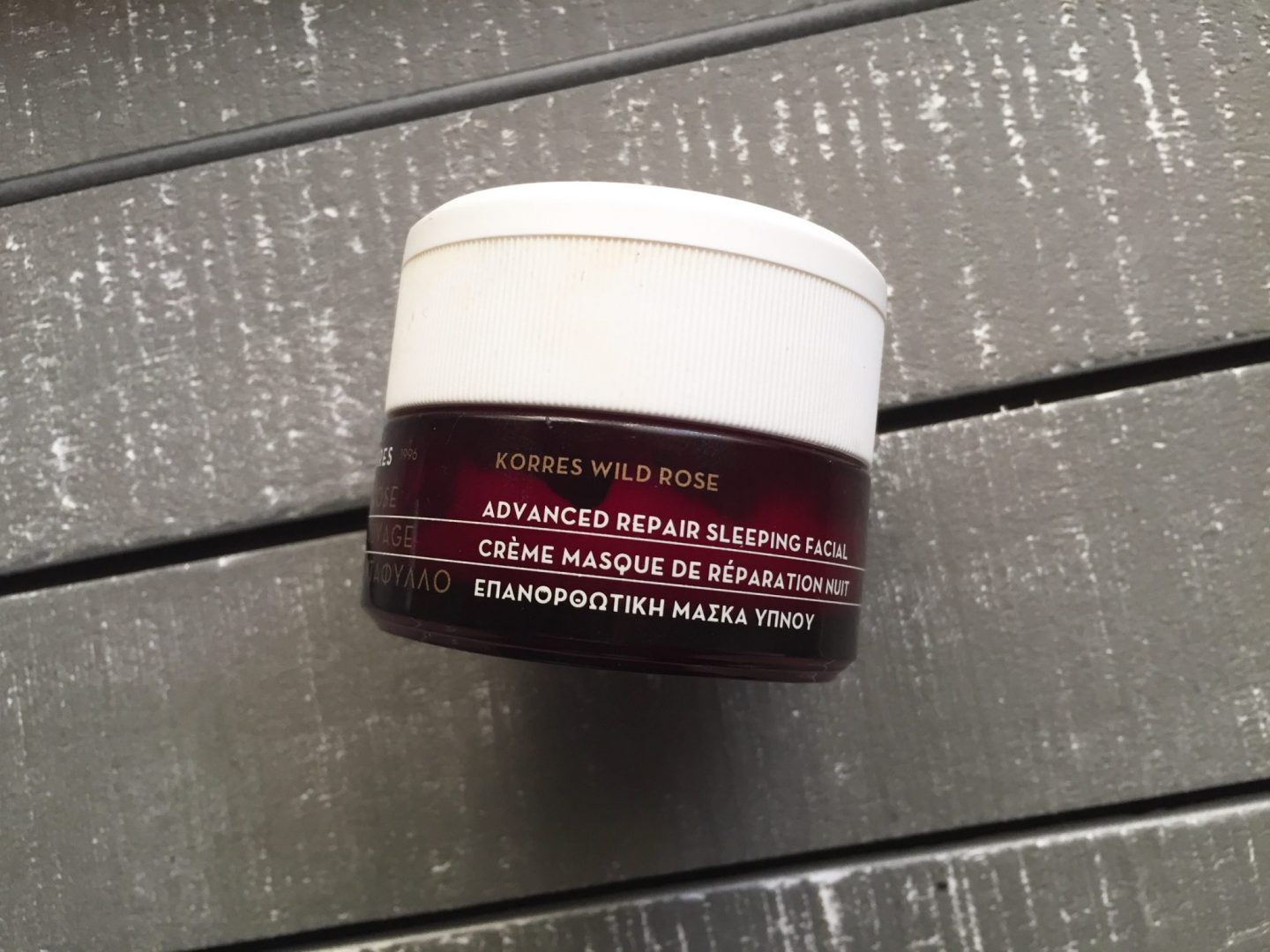 Korres wild rose sleeping facial
