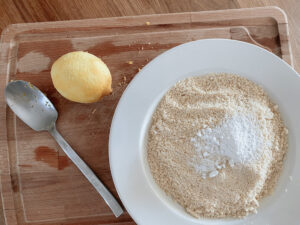 healthy lemon cake dry ingredients