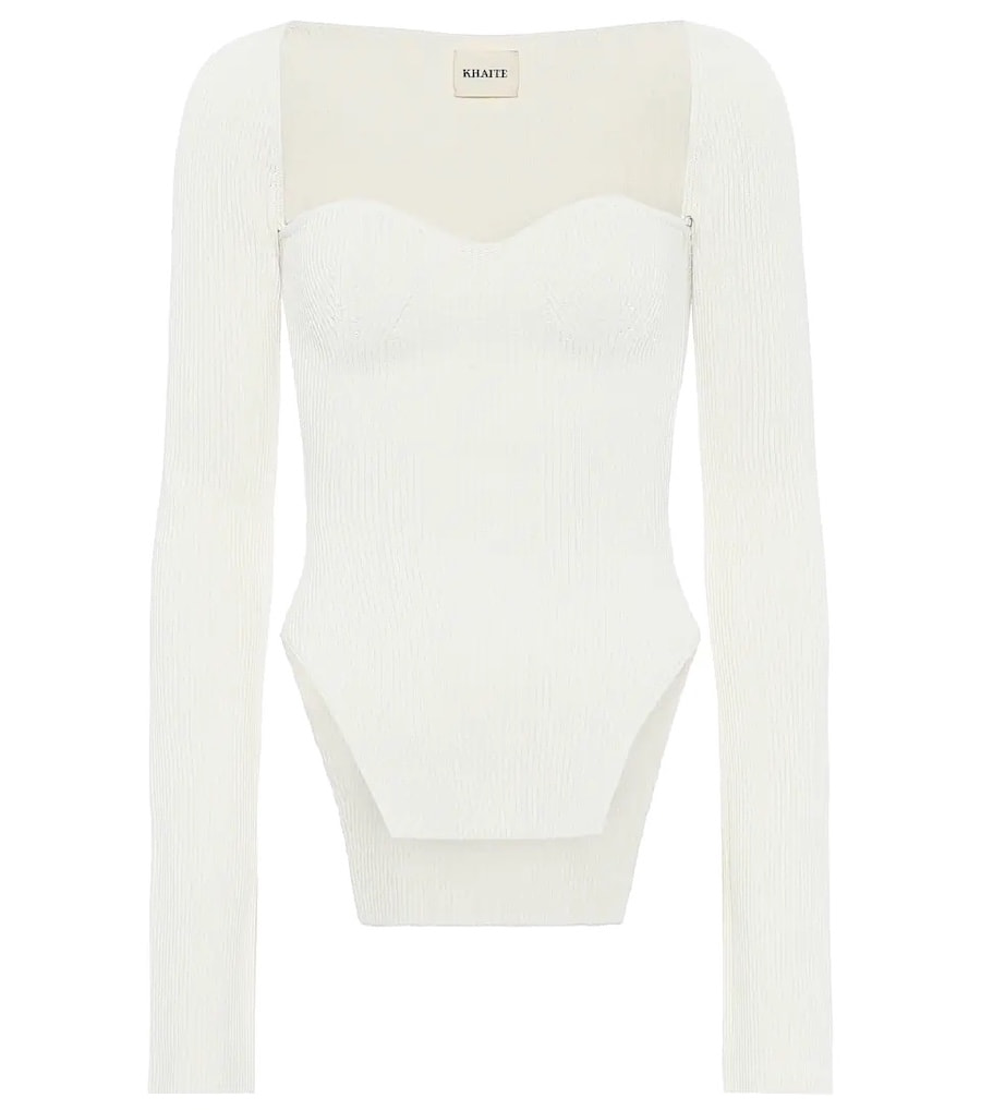 khaite maddy blouse