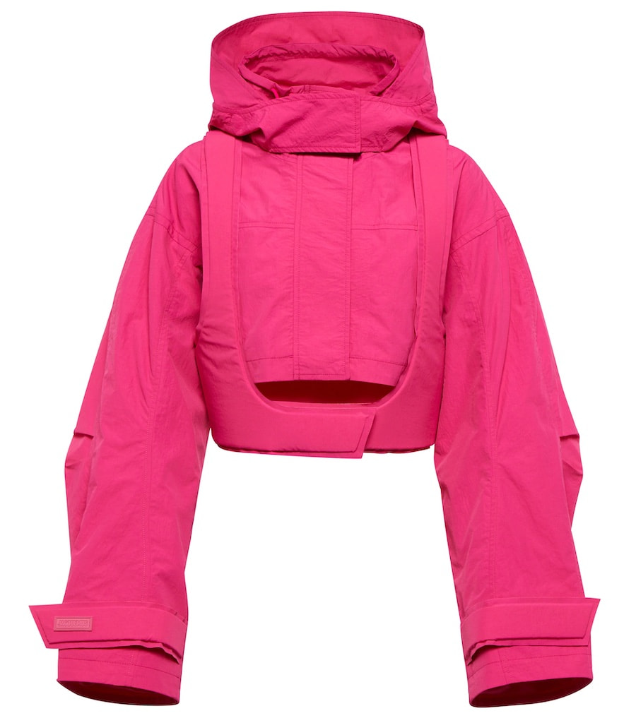 la parca fresa cropped puffer jacket