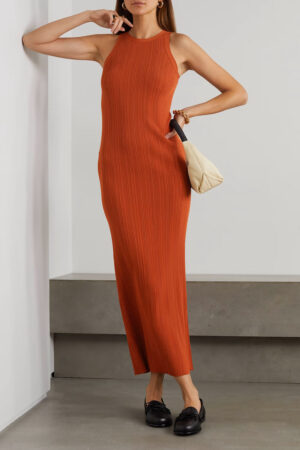 TOTÊME Espera ribbed-knit maxi dress €264.26