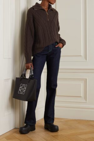 WE NORWEGIANS Trysil cable-knit merino wool and cashmere-blend sweater