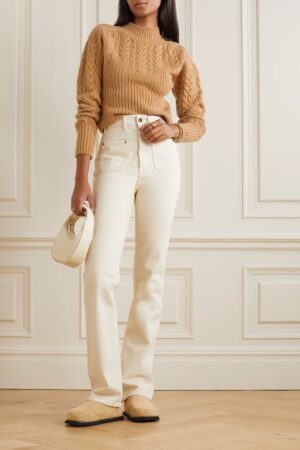 LVIR Cable-knit ribbed merino wool sweater