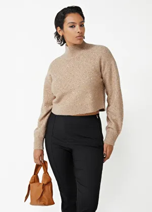 Floral Sequin Knit Jumper