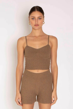 THE RANGE Ribbed-knit bustier top €223.61