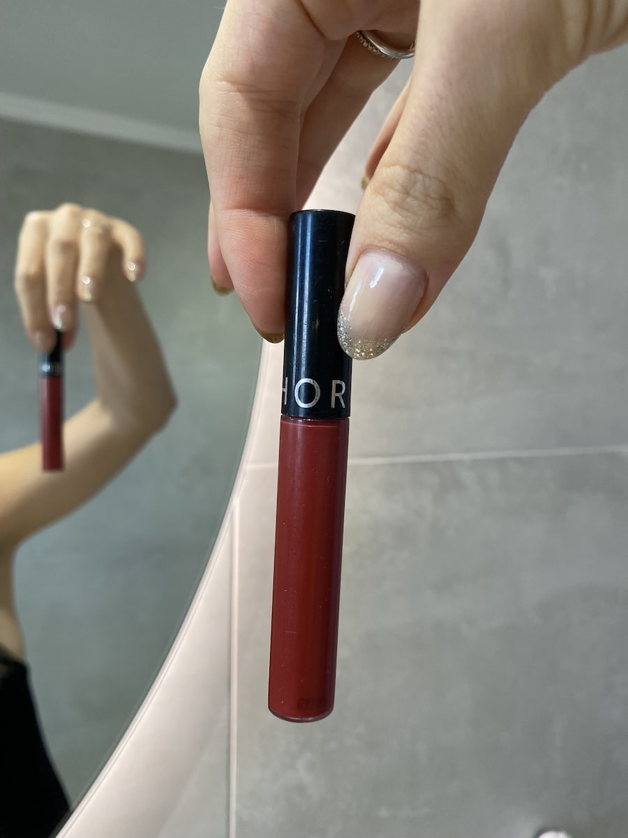 sephora cream lip stain 17 dark red