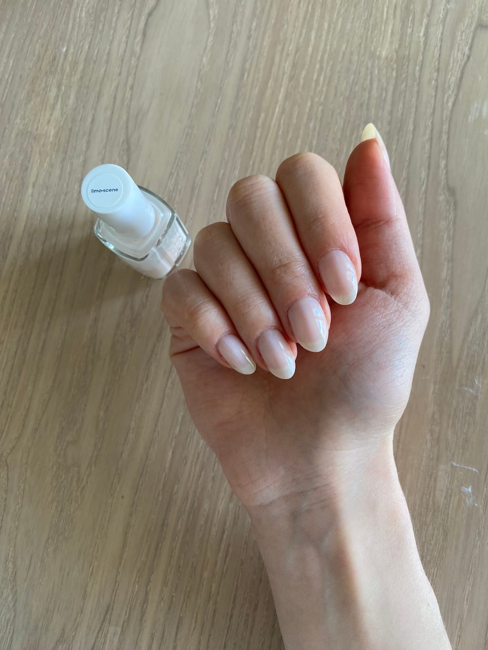 milky white nail design milky white nail design