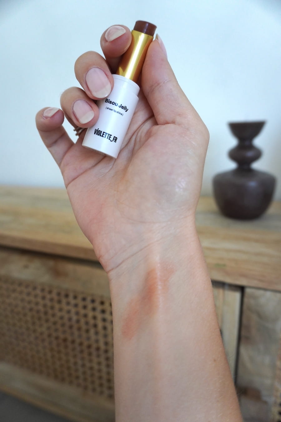 bisou jelly bonbon caramel swatch